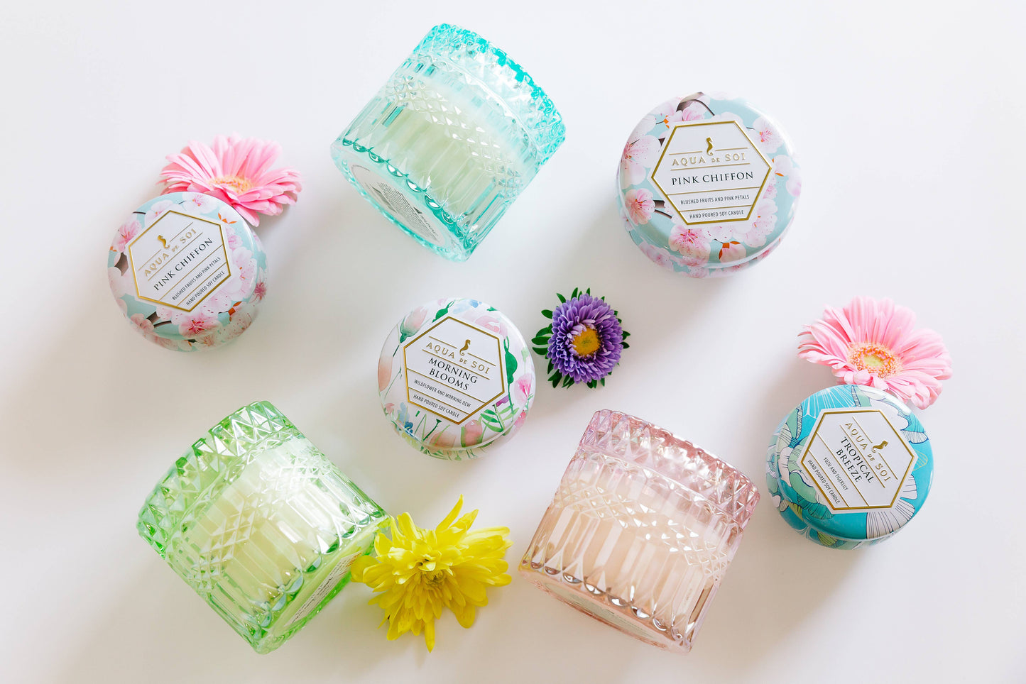 "Morning Bloom" 8oz Petite Shimmer Candle