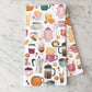 Fall Tea and Coffee Tea Towel