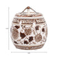 Peony Wax Brown Chinoiserie Candle