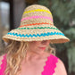 Colorful Raffia Bucket Hat