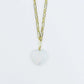 Iridescent Heart Necklace