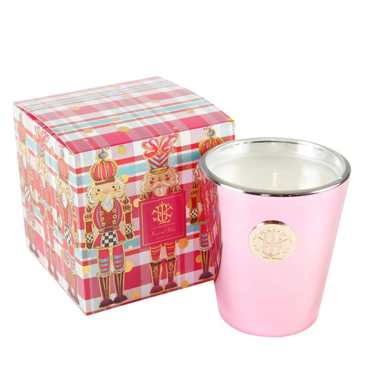 "Sweet Berries" Pink Boxed Candle