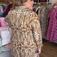Amber & Oak Curvy Camel Print Maxi Dress