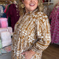 Amber & Oak Curvy Camel Print Maxi Dress