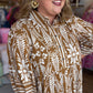 Amber & Oak Curvy Camel Print Maxi Dress