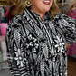 Ash & Oak Curvy Black Print Maxi Dress