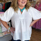 August Glow Plus-Size Off White Top