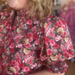 Autumn Drift Curvy Brick Floral Midi Dress