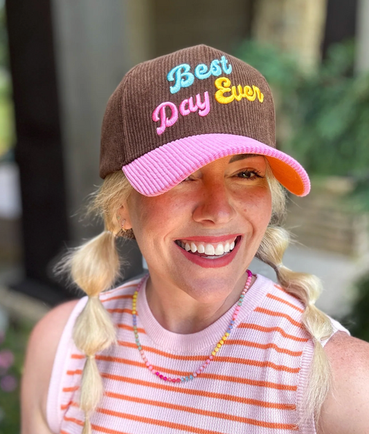 Best Day Ever Corduroy Hat