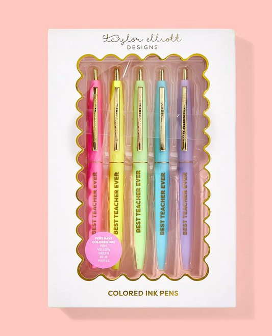 Best Teacher Ever Pen Set