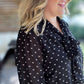 Better Bow-lieve It Plus-Size Sheer Top