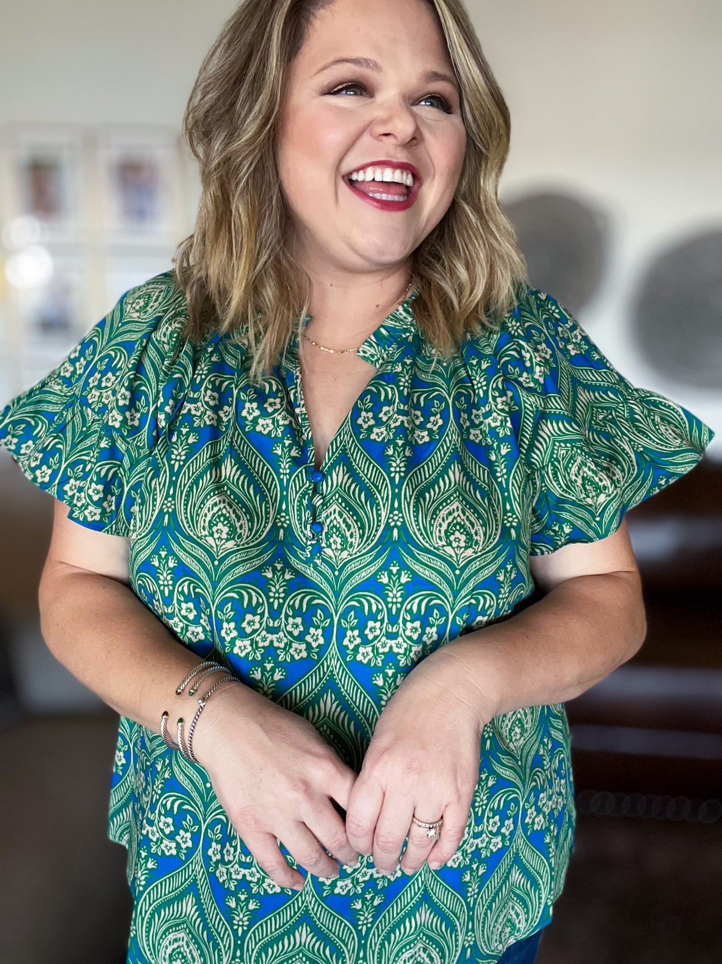 Birds of a Feather Plus-Size Blouse
