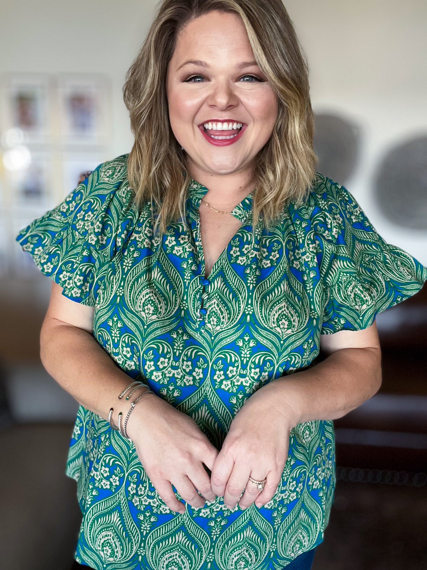 Birds of a Feather Plus-Size Blouse