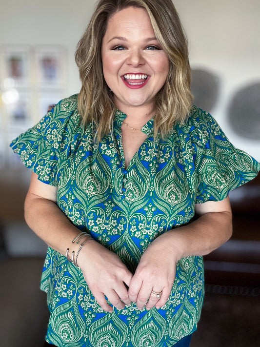 Birds of a Feather Plus-Size Blouse