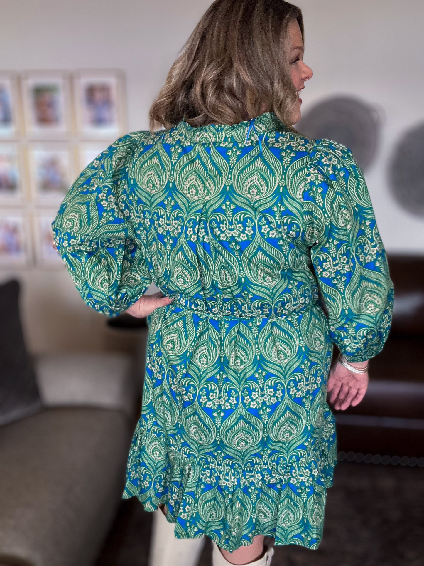 Birds of a Feather Plus-Size Mini Dress