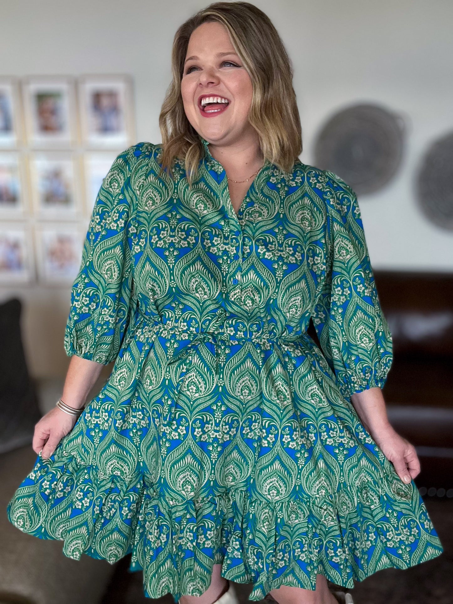Birds of a Feather Plus-Size Mini Dress