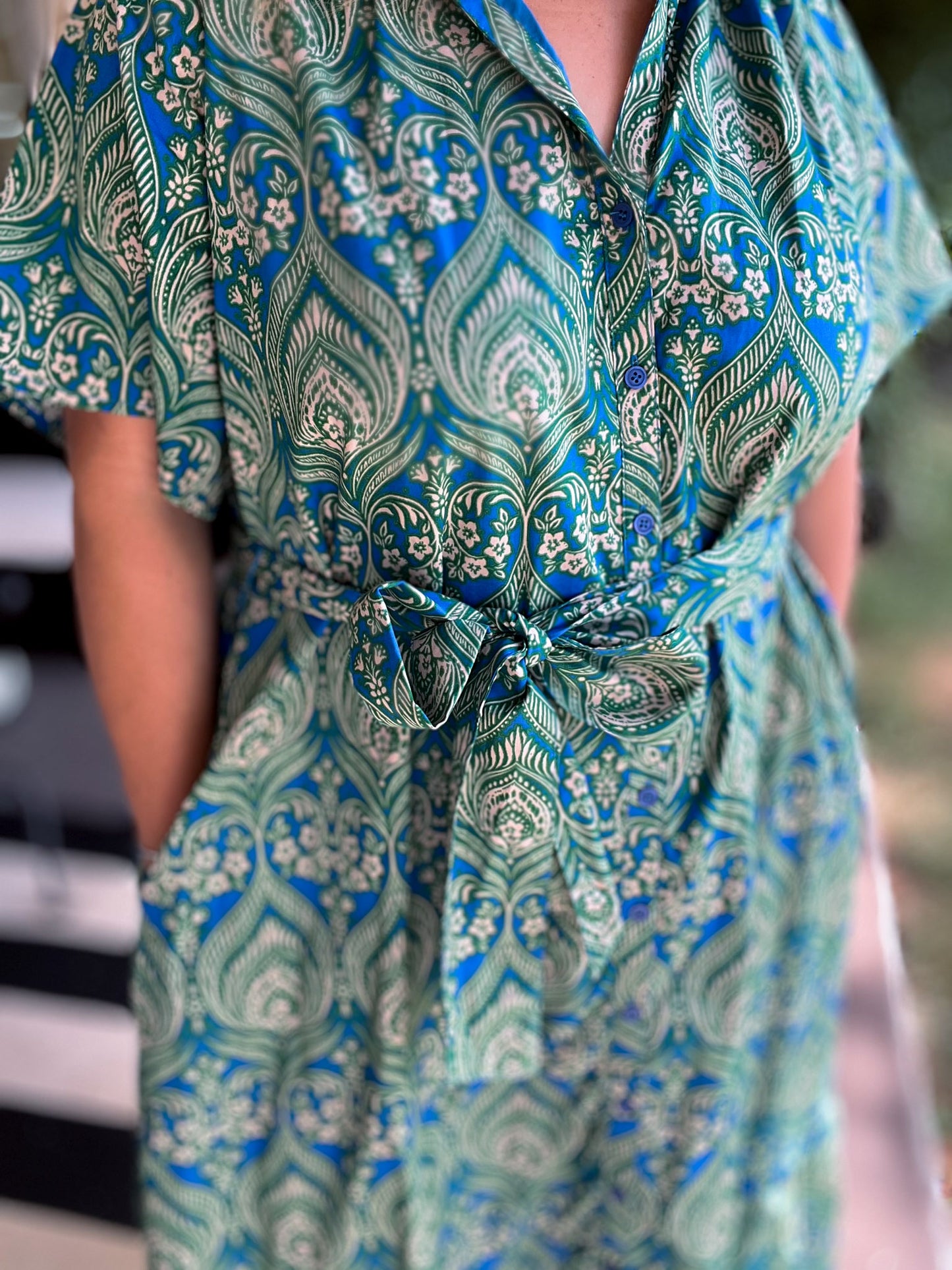 Birds of a Feather Plus-Size Paisley Maxi Dress