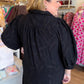 Black Dahlia Curvy Black Jacquard Midi Dress