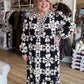 Bleeker Street Babe Curvy Black Smocked Midi Dress