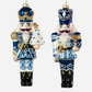 Blue & White Nutcracker Ornament