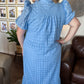 Bluebell Breeze Dress Curvy Blue Midi Dress