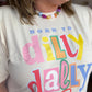 Born to Dilly Dally Plus-Size Tee