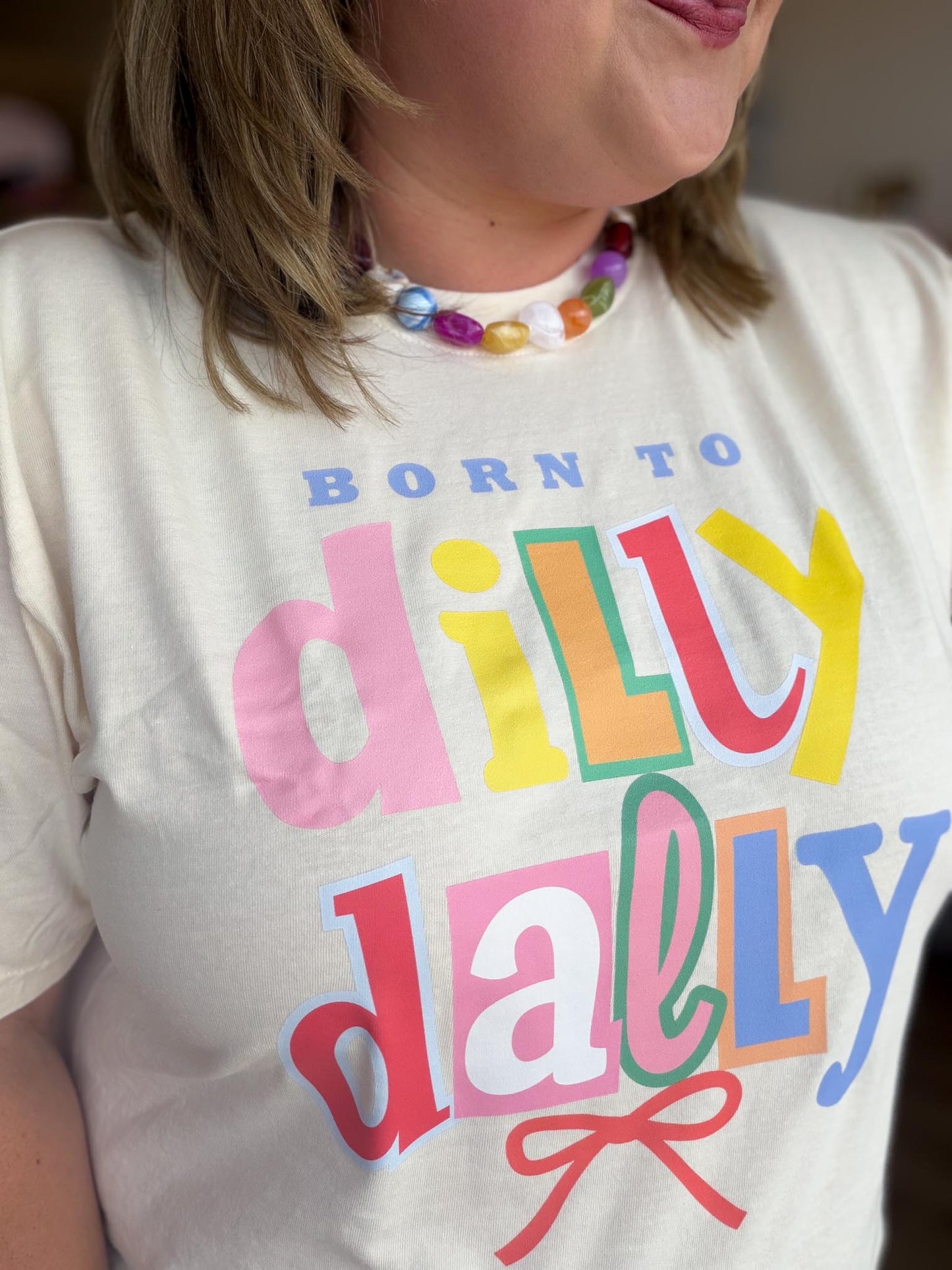 Born to Dilly Dally Plus-Size Tee