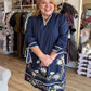 Born to Grow Plus-Size Navy Floral Mini Dress