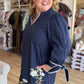 Born to Grow Plus-Size Navy Floral Mini Dress