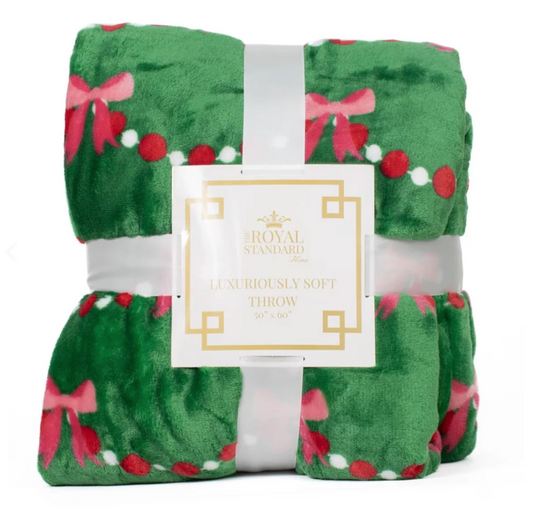 Bow Garland Throw Blanket