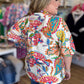 Bright Horizons Curvy Cream Paisley Top