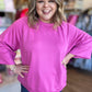 Call Me Casual Curvy Pink Drop Shoulder Top