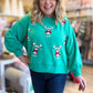 Candy Cane Lane Curvy Sequin Cropped Sweatswirt
