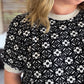 Chasing Cozy Curvy Crew Neck Floral Dress