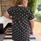 Chasing Cozy Curvy Crew Neck Floral Dress