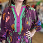 Chic Cellars Curvy Mix Floral Midi Dress