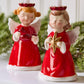 Christmas Angel Hand-Painted Candleholder