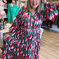 Christmas with a Twist Curvy Maxi Dress