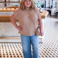 City Chic Curvy Latte Sweater Top