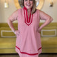 Coastal Check Curvy Red Gingham Dress