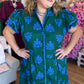 Cobalt & Clover Plus-Size Button Down Midi Dress