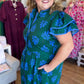 Cobalt & Clover Plus-Size Button Down Midi Dress