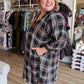 Coco Check Curvy Black Plaid Mini Dress