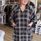 Coco Check Curvy Black Plaid Mini Dress