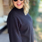 Cozy & Chic Curvy Black Sweater