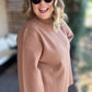 Cozy & Chic Curvy Camel Sweater