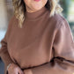 Cozy & Chic Curvy Camel Sweater