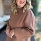 Cozy & Chic Curvy Camel Sweater