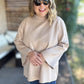 Cozy & Chic Curvy Oatmeal Sweater