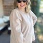 Cozy & Chic Curvy Oatmeal Sweater
